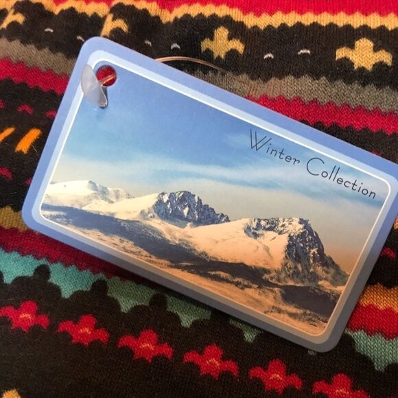 NWT Simplicity Winter Holiday Leggings, Size S/M - Picture 8 of 8